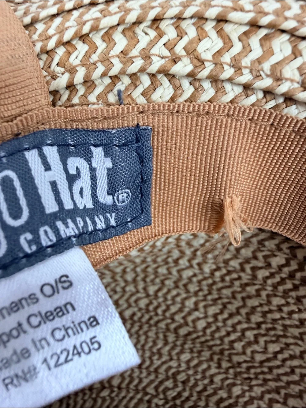 This San Diego Hat Co Beige Straw Sun Hat